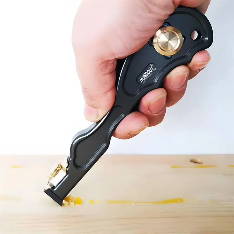 2-In-1 Mini Woodworking Scraper With Replaceable Carbide Inserts 1