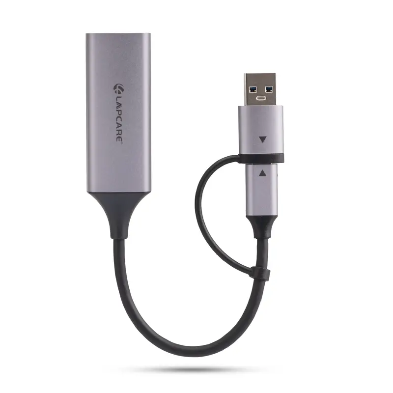 2-In-1 Usb-C To Gigabit Ethernet Adapter With Usb-A Port 1