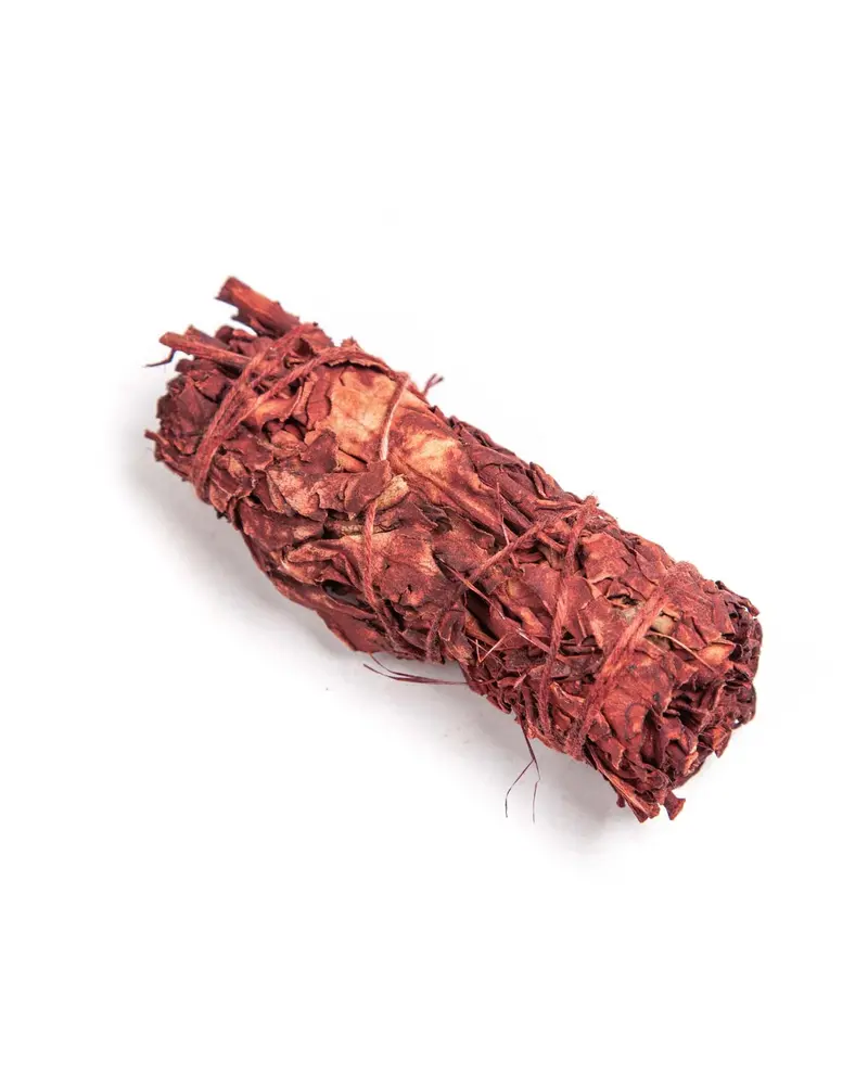 4-Inch White Sage Smudge Stick Infused With Dragon’S Blood Resin 1