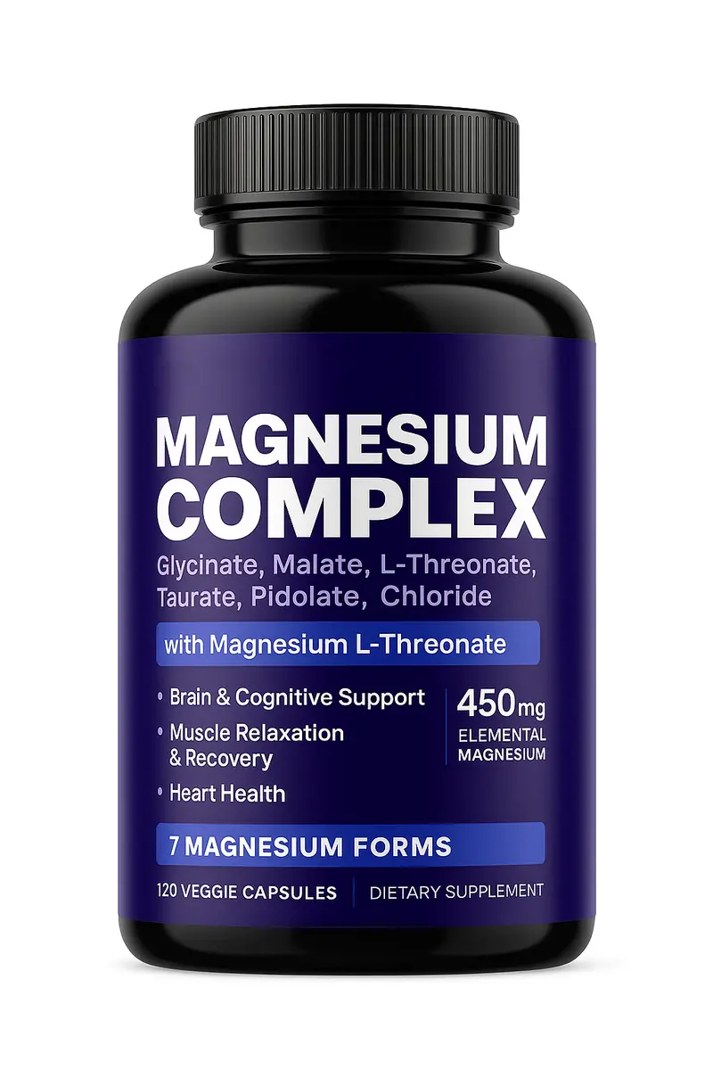 Advanced Magnesium Complex Supplement – 8-Ingredient High-Bioavailability Formula 1