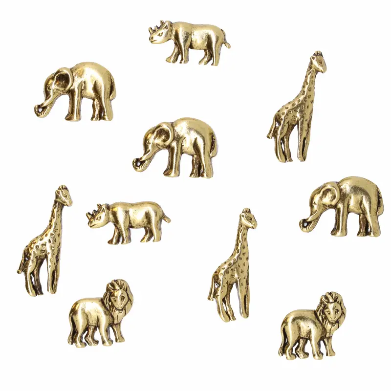 African Wildlife Pushpin Collection – Safari Animal Design 1