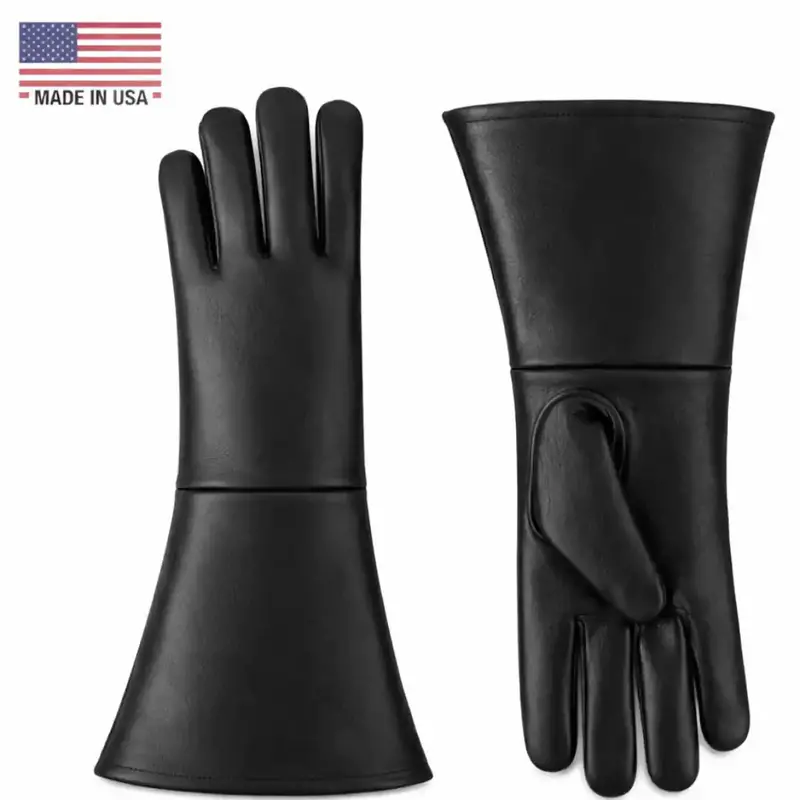 American Whitetail Deerskin Gauntlet Gloves – Legendary Usa 1