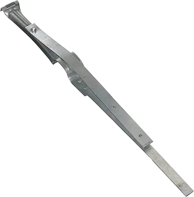 Amerimax Galvanized Strap Hanger – Reinforced Steel Support For Half-Round Gutter Installation 1