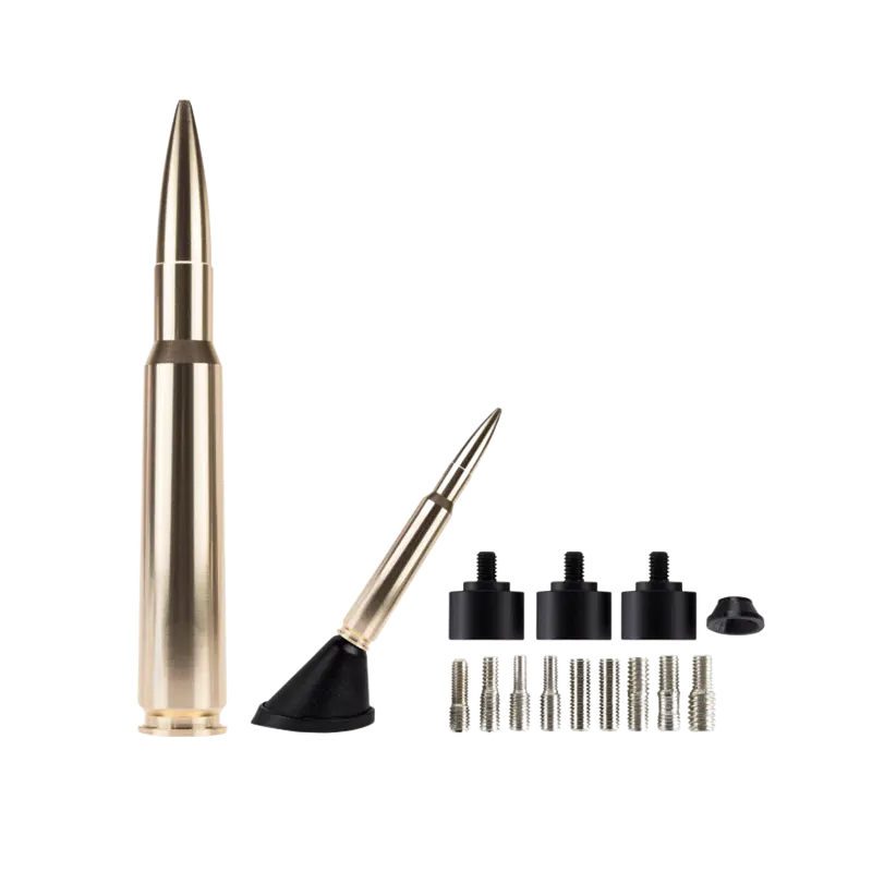 Ammotenna .50 Caliber Replica Antenna – Billet Aluminum With Gold Finish 1