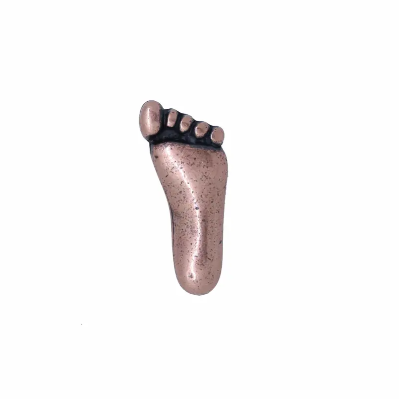 Anatomical Foot Copper Lapel Pin 1