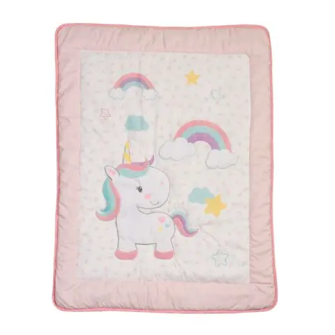 Baby’S First Pink 4-Piece Nursery Bedding Collection 1