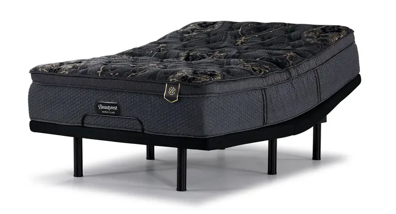 Beautyrest World Class Legacy Medium King Mattress With L2 Motion Pro Adjustable Base 1