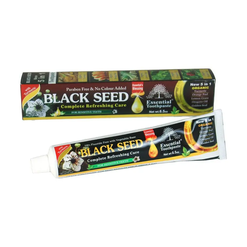Black Seed & Turmeric Toothpaste – Gentle Oral Care For Sensitive Teeth (6.5 Oz) 1