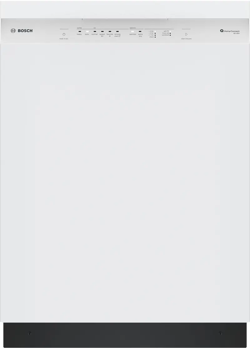 Bosch 100 Series Built-In Dishwasher – Fingerprint-Resistant Brushed Steel, 48 Dba (She41Cm2N) 1