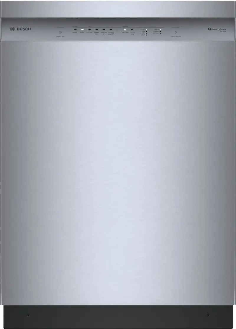 Bosch 100 Series Built-In Dishwasher – White, 48 Dba, Home Connect Enabled (She41Cm5N) 1
