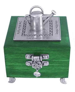 Botanical Garden-Themed Wooden Storage Box 1