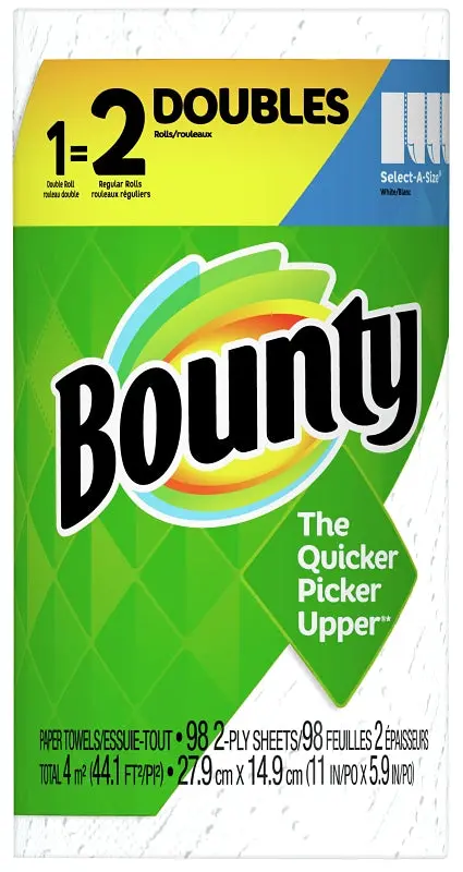 Bounty Single-Pack Double Roll – 2-Ply Premium Paper Towels 1