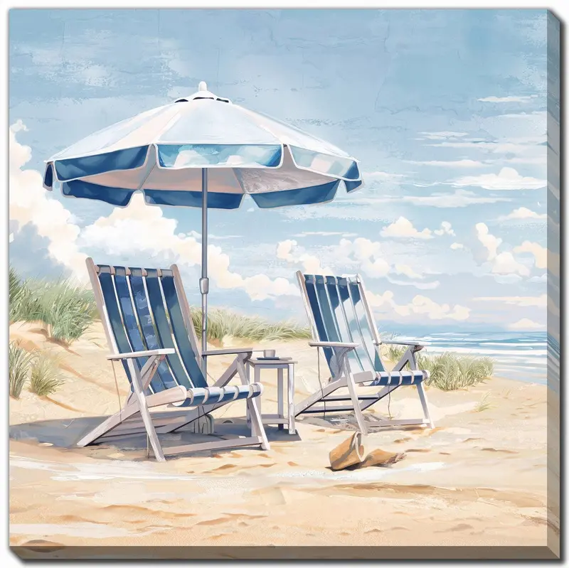 Breezy Escape Ii Matching Wall Art - 24" X 24" 1