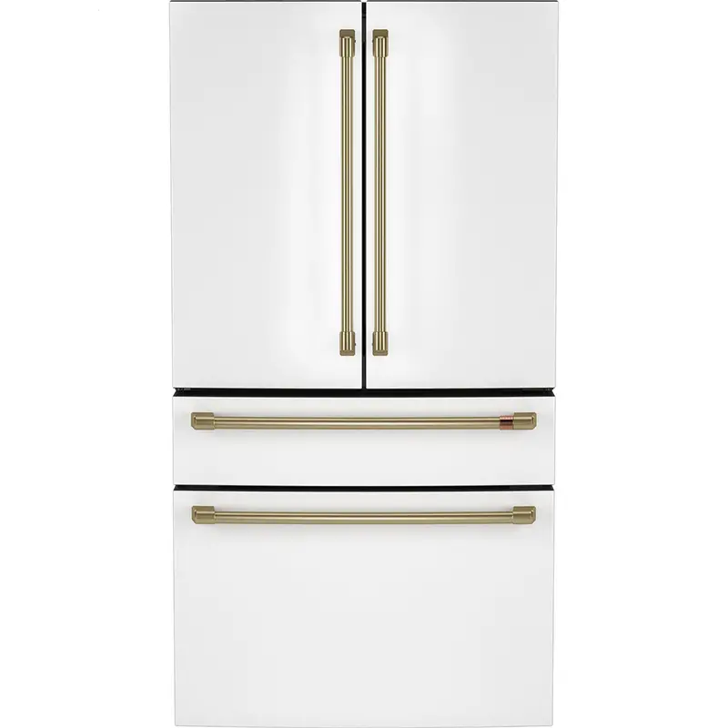 Café Cje23Dp4Ww2 23.2 Cu. Ft. Matte White French-Door Refrigerator – Dual-Dispense Autofill Pitcher 1