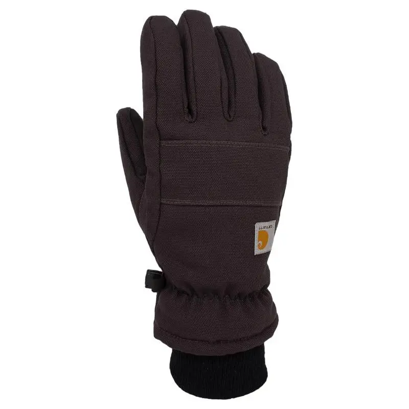 Carhartt Cold Weather Work Gloves – Cotton Duck & Synthetic Leather, Black 1
