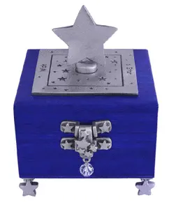 Celestial Star-Themed Wooden Keepsake Box 1
