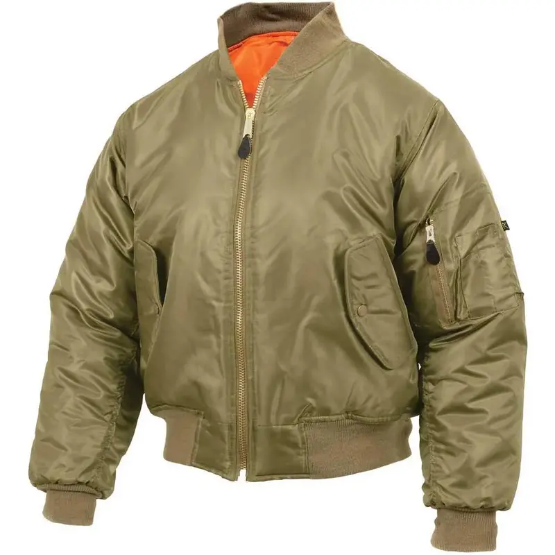 Classic Ma-1 Nylon Flight Jacket For Men – Rothco Heritage Style 1