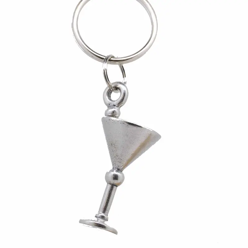 Classic Martini Glass Keychains 1