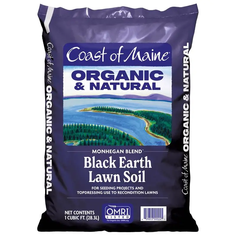 Coast Of Maine Monhegan Blend Organic Lawn Soil – 1 Cubic Foot Bag 1