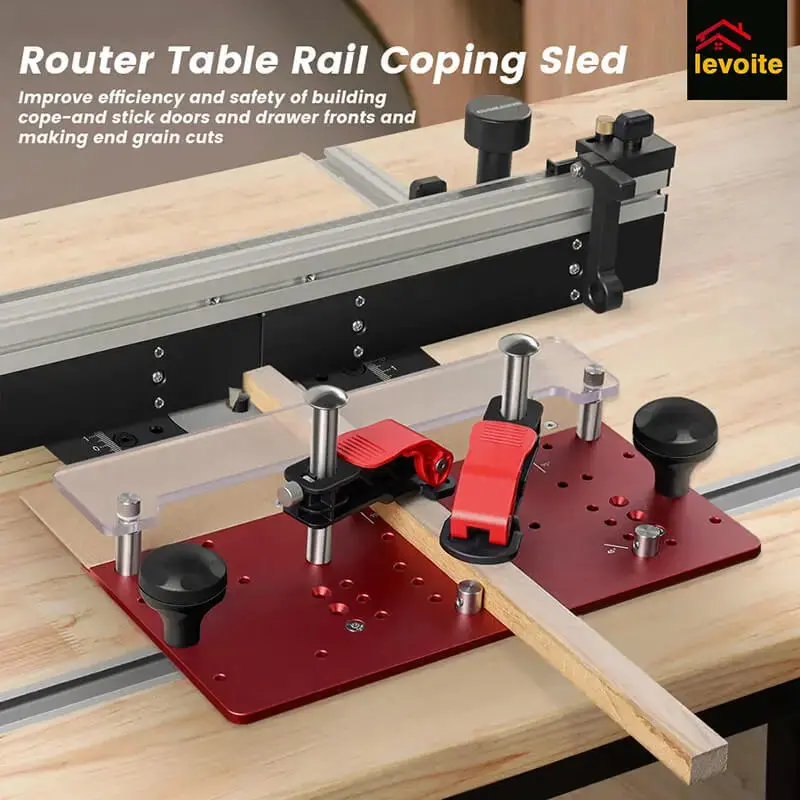 Coping Sled For Router Tables – Precision Cut Guidance For Curved Workpieces 1