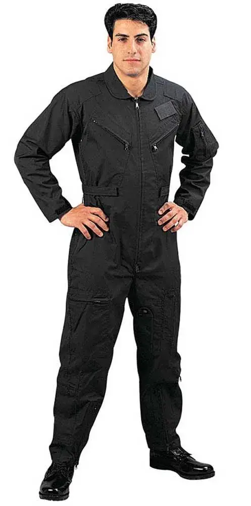 Cwu-27/P Flight Suit In Black – Rothco Military-Grade Outerwear 1