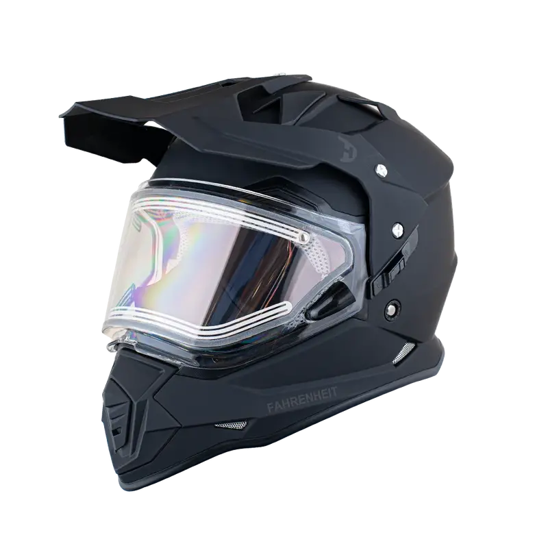 D.O.T. Daytona Fahrenheit Helmet – Matte Black 1