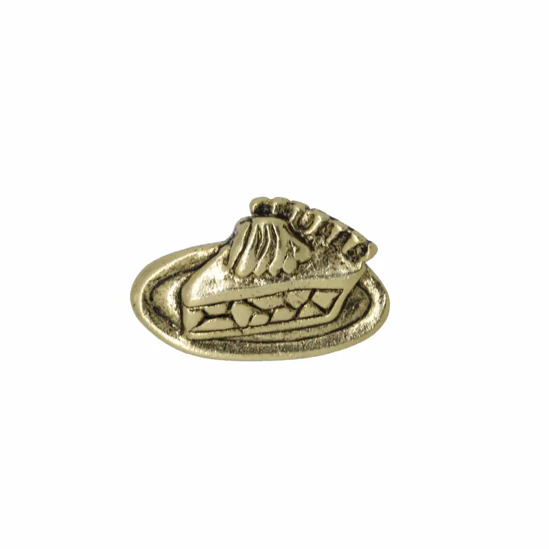 Delicious Slice Of Pie Gold Accent Pin 1