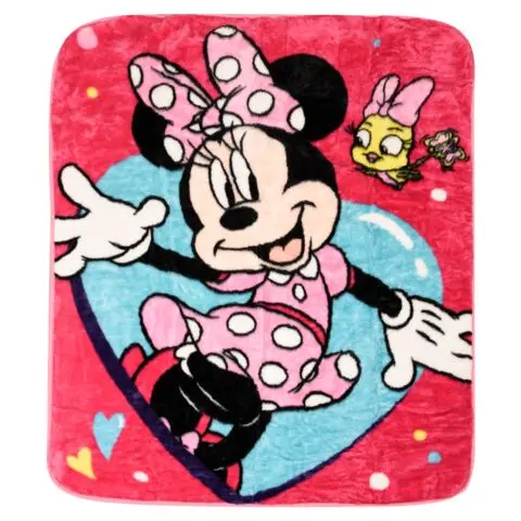 Disney Minnie Mouse Kids Throw Blanket 1