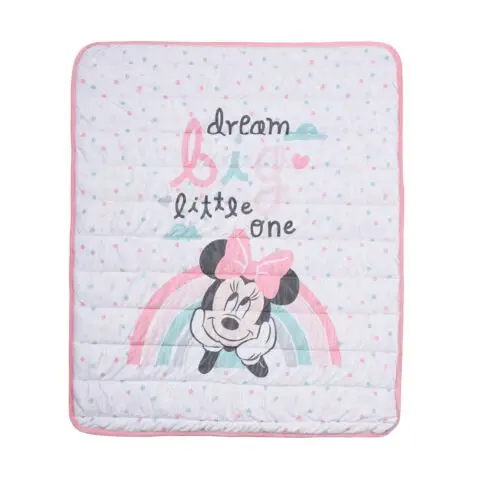 Disney Minnie Mouse Polka Dot Quilted Blanket 1