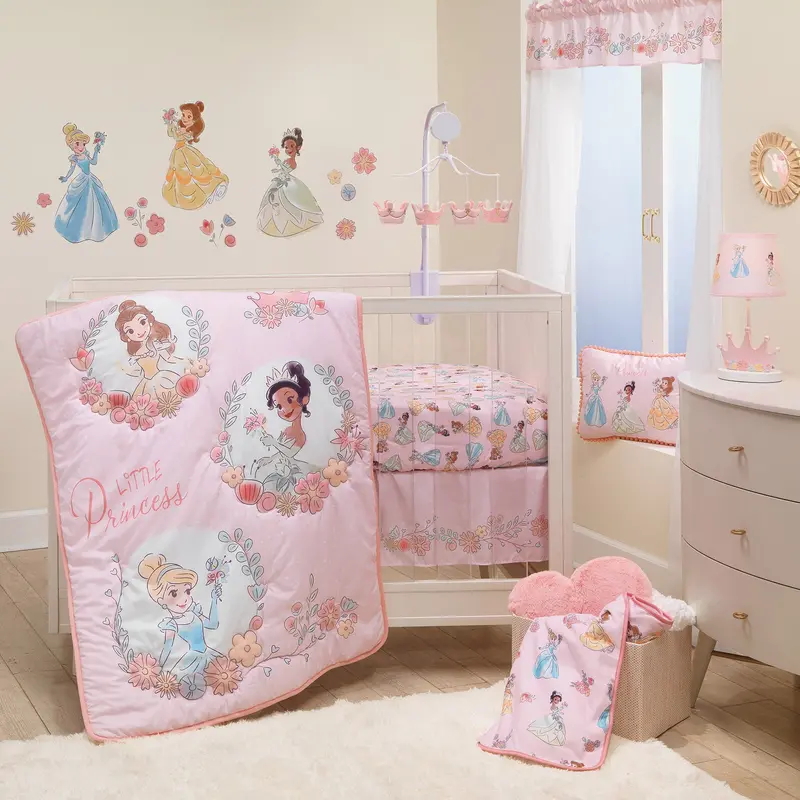 Disney Princess 3-Piece Bedding Set – Toddler Or Twin Bed Ensemble 1