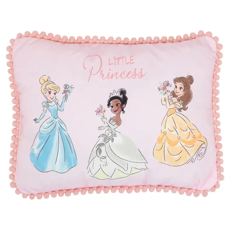 Disney Princess Pillow – Embroidered Character Accent Pillow 1
