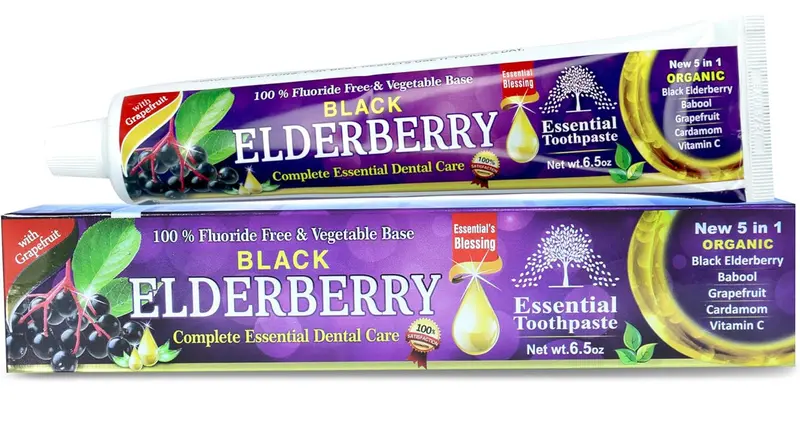 Elderberry-Infused Natural Toothpaste 1