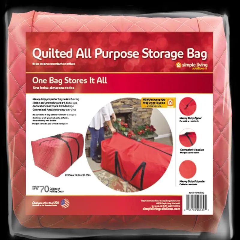 Expandable Holiday Keepsake Bag – Spacious & Lightweight Design 1