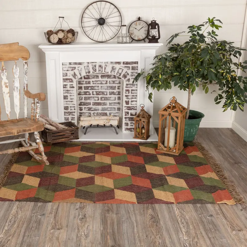 Florance 4' X 6' Area Rug – Minimalist Geometric Pattern In Warm Neutrals 1