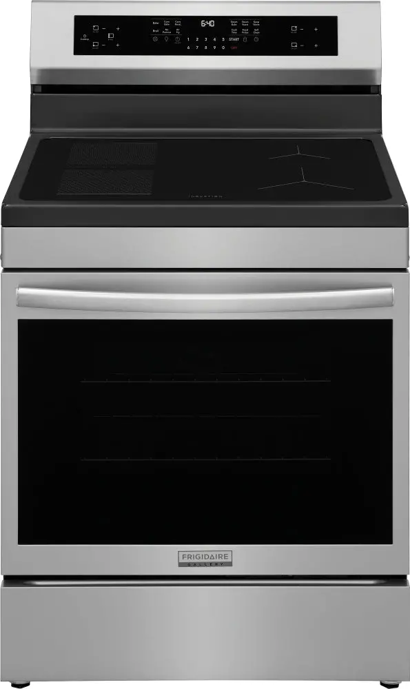 Frigidaire 30-Inch Freestanding Induction Range With Air Fry – Stainless Steel, 5.3 Cu. Ft., Model Gcri306Cbf 1