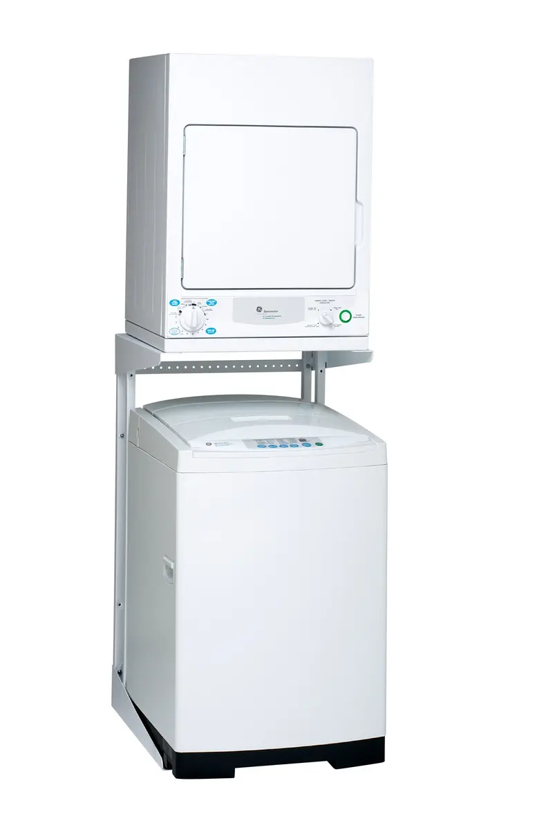 Ge Portable Washer And Dryer Combo — White, 3.3 Cu. Ft. Washer & 3.6 Cu. Ft. Dryer (Gnw128Psmww/Pcks443Ebww) 1