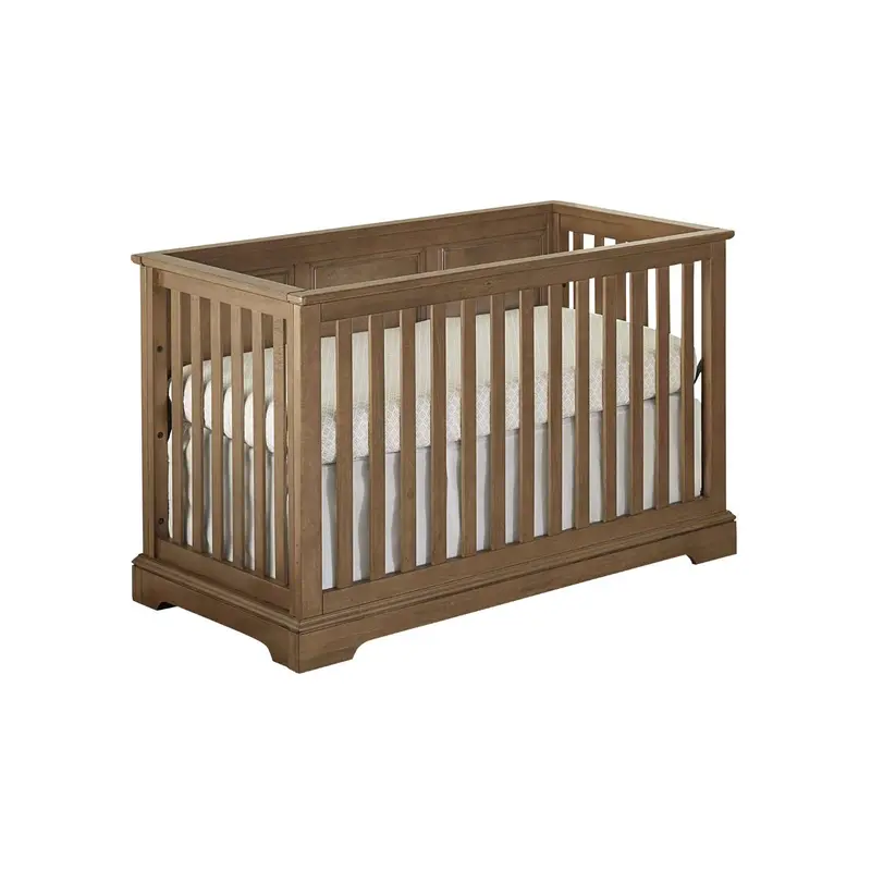 Hanley Cashew Convertible Crib With Cottage Style 1