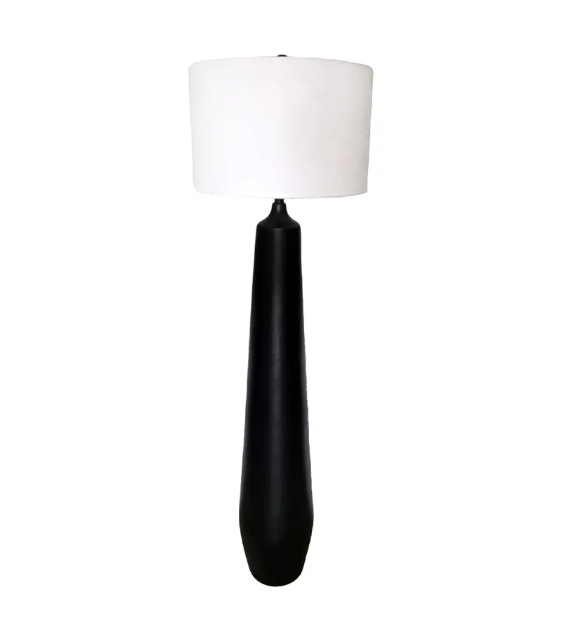 In Full Bloom Brown & Black Table Lamp 1