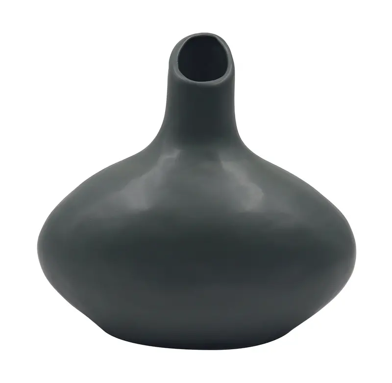 In Full Bloom Green Ceramic Vase 1