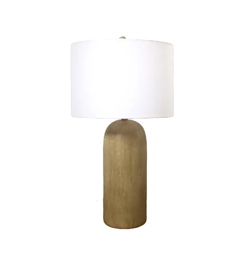 In Full Bloom Light Brown & Black Table Lamp 1