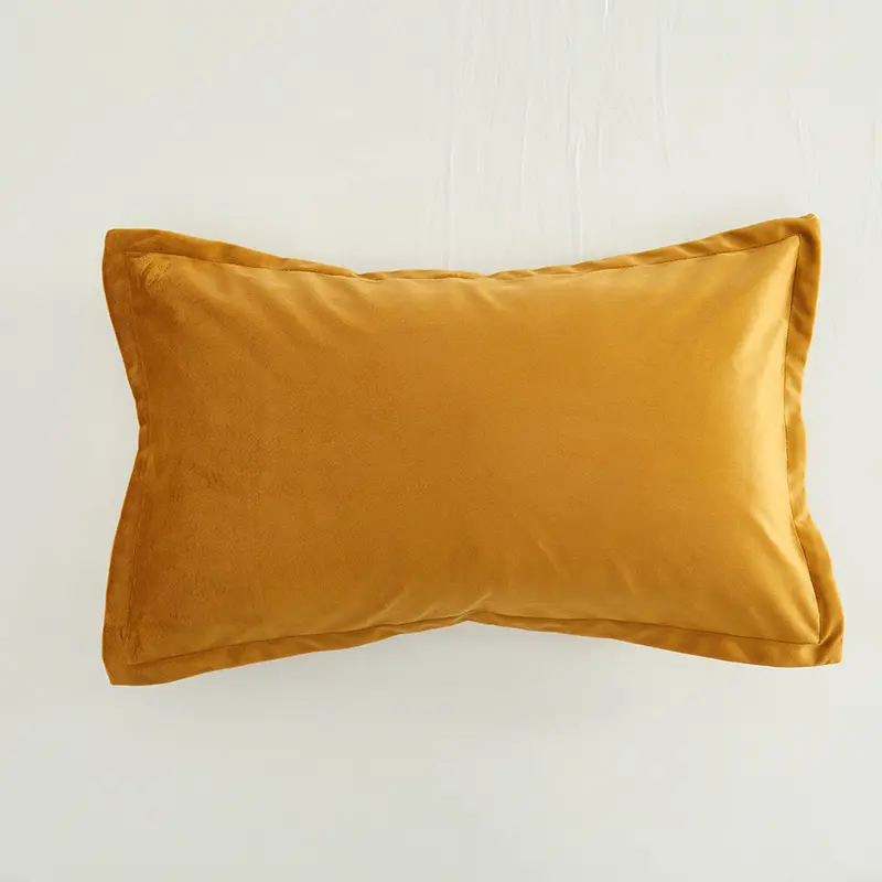 In Harmony Gold 12X20 Inch Lumbar Cushion 1