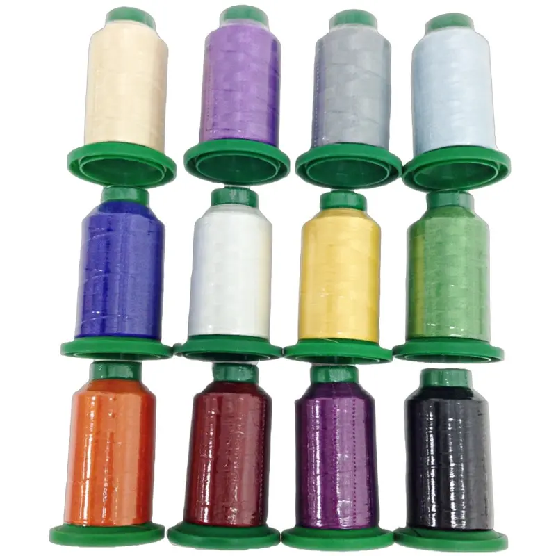 Isacord Premium Embroidery Thread Starter Kit – 12-Color Set 1