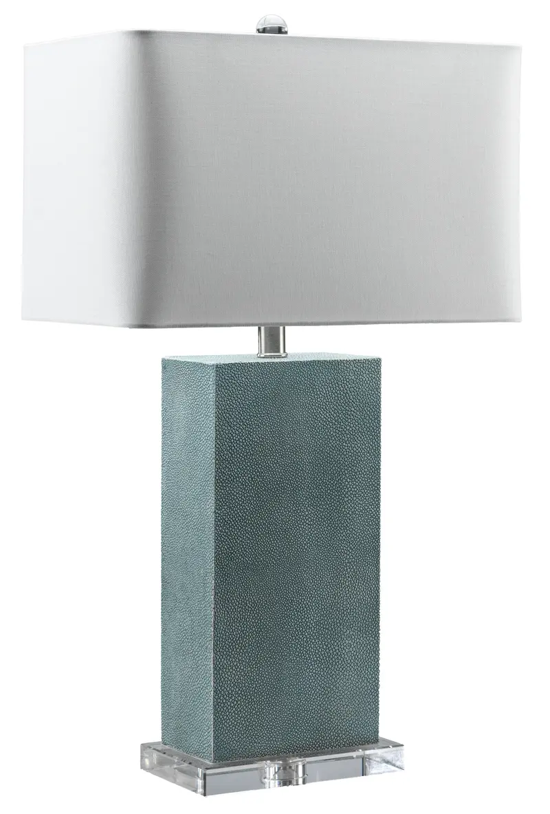Isla 28-Inch Table Lamp With Light Blue Ceramic Base 1