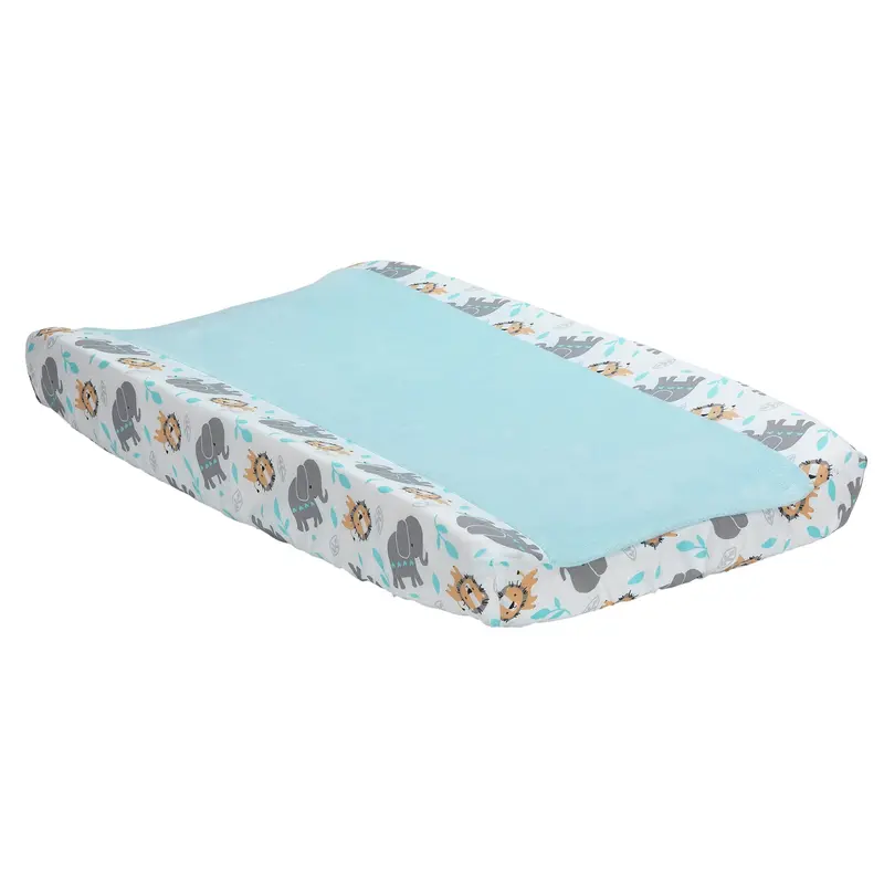 Jungle-Inspired Changing Pad Cover For Nursery 1