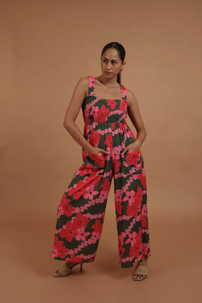 Kahula Jumper Featuring Forest-Themed Kala Lei Design 1