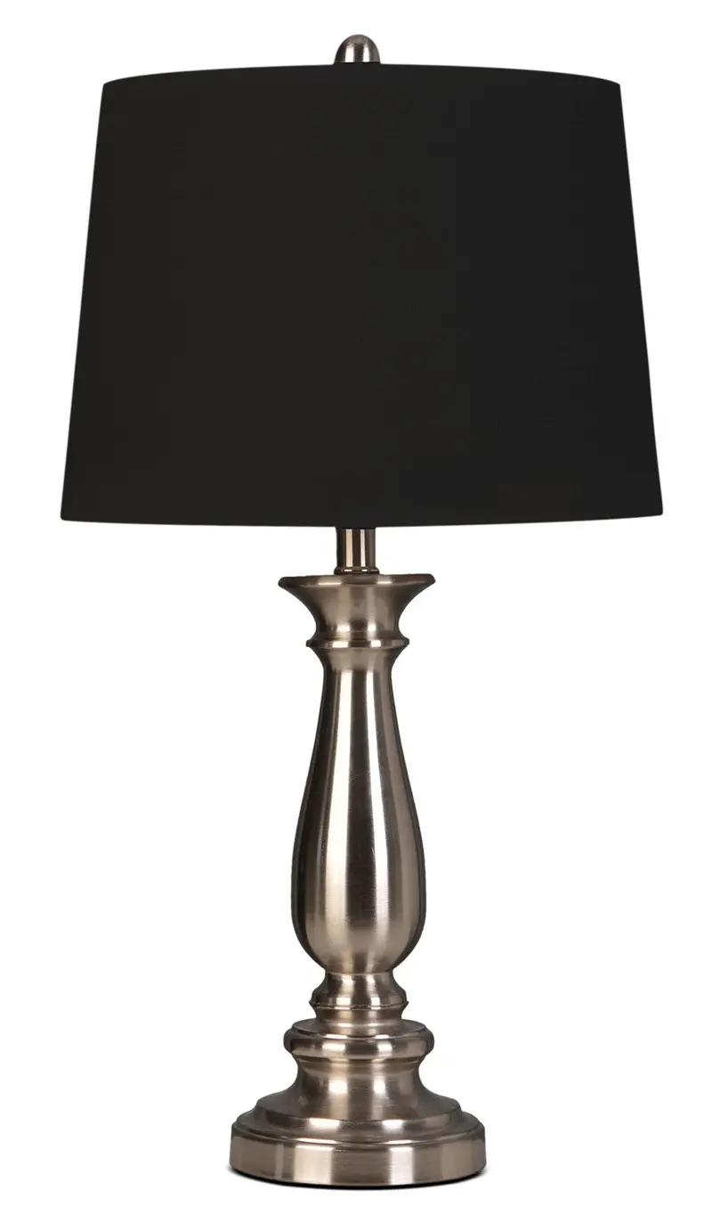 Lawrence 25-Inch Chrome Table Lamp 1