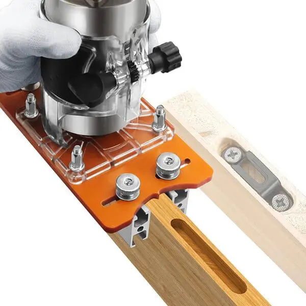 Levoite Dual-Function Slotting Bracket For Router Base And Milling Alignment 1
