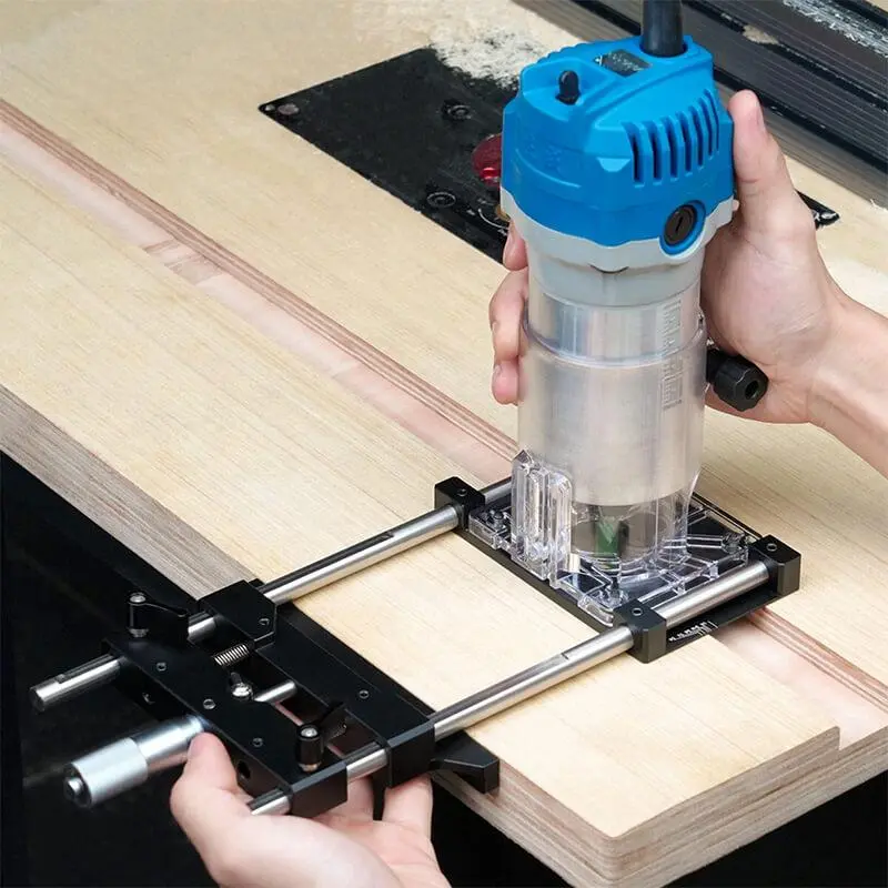Levoite Slotting Guide Base Bracket Compatible With 65Mm Trim Routers 1