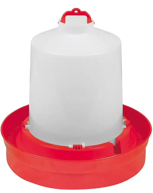 Little Giant Dbw2 Deep Base 2-Gallon Poultry Waterer – Red 1