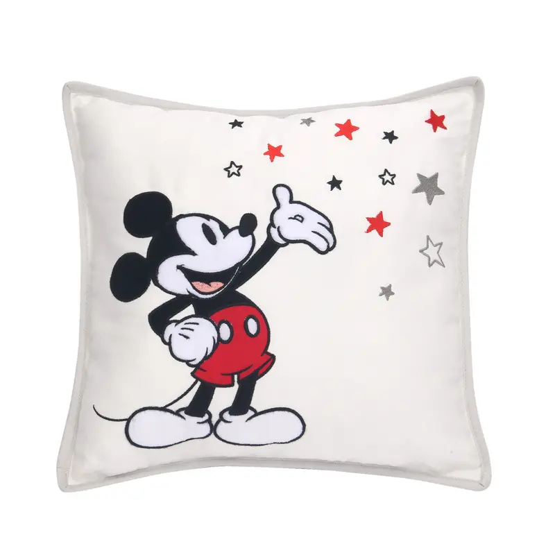 Magical Mickey Character Pillow – Soft Plush Decor Accent 1